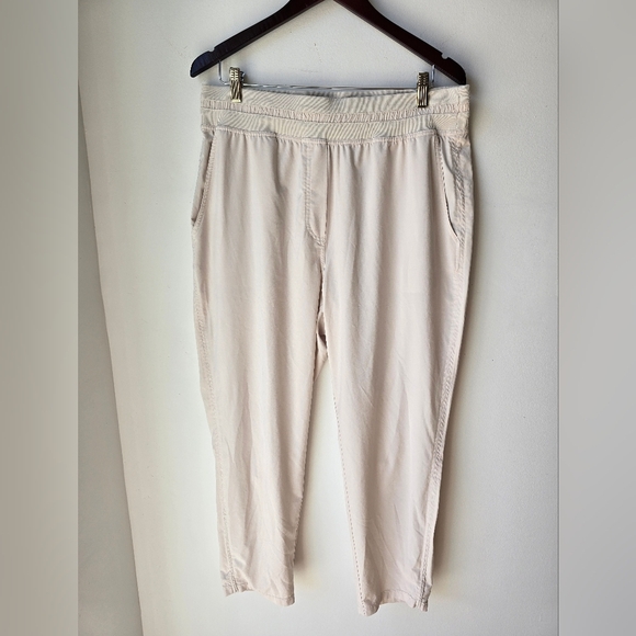 ARITZIA BABATON The Group Arrow Woven Joggers Cinch Hem Casual Pants XL - Picture 2 of 11